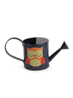 Owl Design Watering Can - Blue