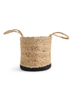 Multi-Utility Jute basket with Black Bottom