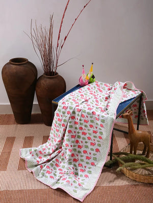 Baby Dohar - Elephant Hand Block Print