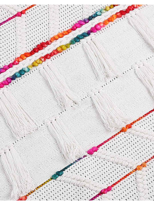 Handwoven Pit Loom Multicolor Rug