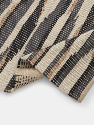 Blue And Off White Dari With Golden Details