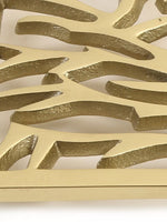 Trivet - Matt Gold Tree Design