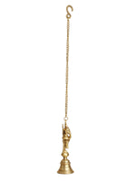 Bell - Brass Dancing Ganesha Cell With Chain