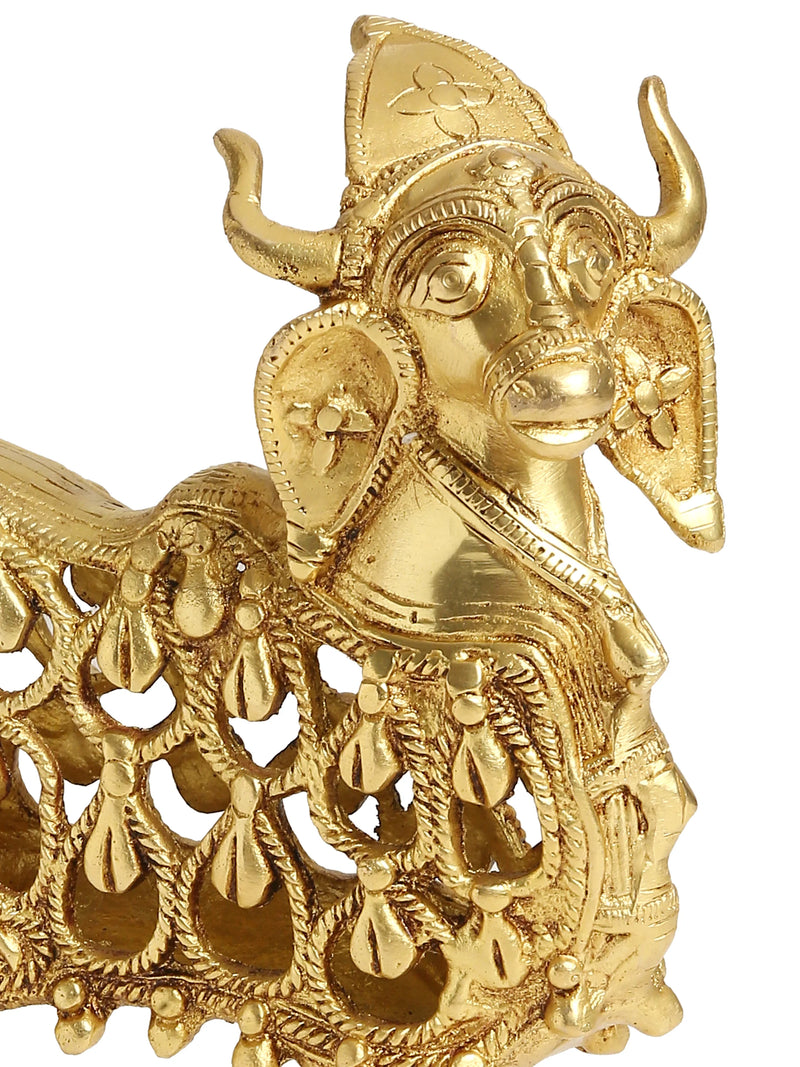 Brass Statue - Unique Dhokra Cow