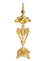 Diya - Peacock Lamp Large with five Diyas