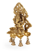 Bell - Brass Ganesha Lamp With Bells