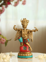 Brass Statue - Garuda in Stone work