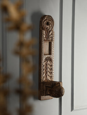 Antiquity Rustica Collective - Wooden Wall Mount Candle Holder