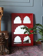 Antiquity Rustica Collective - Wooden Mirror Painted Red