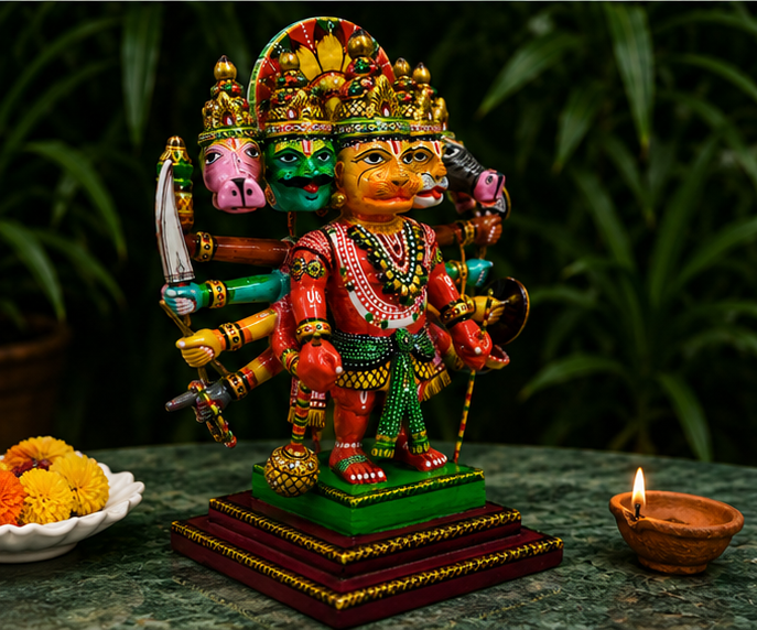 Panchmukhi Hanuman -Single piece