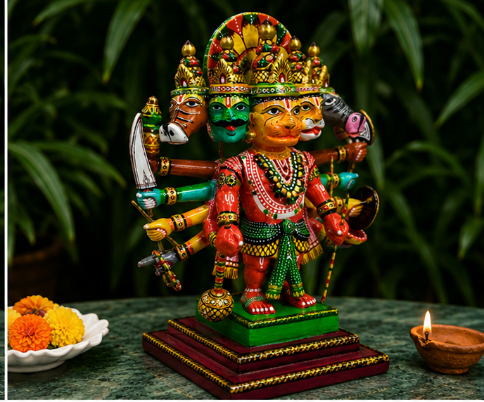 Panchmukhi Hanuman -Single piece