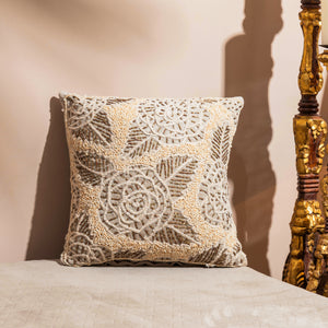 Auric Elegance Cushion Cover