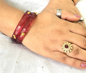 Preet Acrylic With Ghungru Bangles