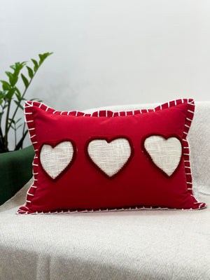 3 of Hearts Valentine cushion cover