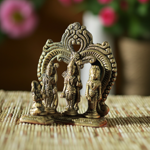 Brass Intricately Carved Ram Darbar