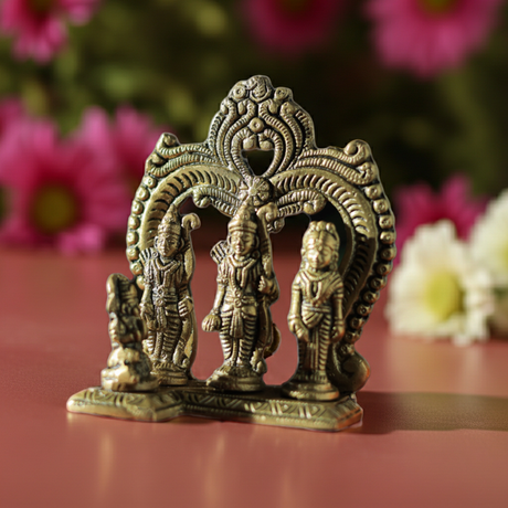 Brass Intricately Carved Ram Darbar