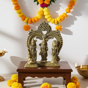 Brass Intricately Carved Ram Darbar