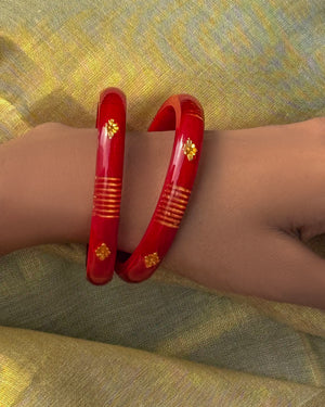 Rajshree Shakha Pola bangles
