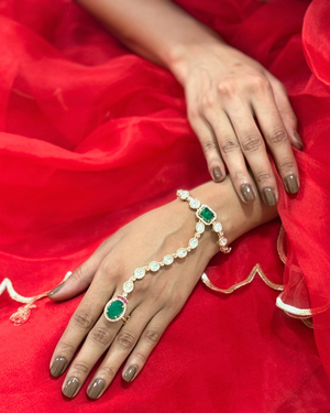 Kalyani Hand Harness Bracelet with Ring