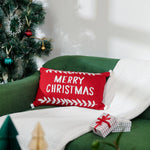 Red “Merry Christmas” Cushion Cover