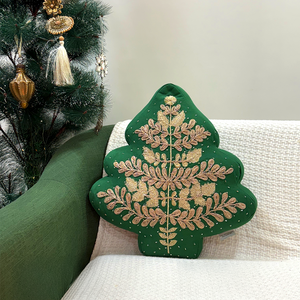Christmas Tree shape cushion-Filled