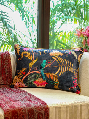 Digital Jungle Printed - Cotton Viscose Cushion