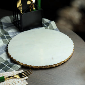 Marble Cheese board cum platter