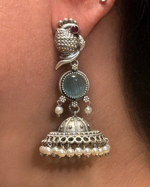 Pankhuri Peacock design Jhumka