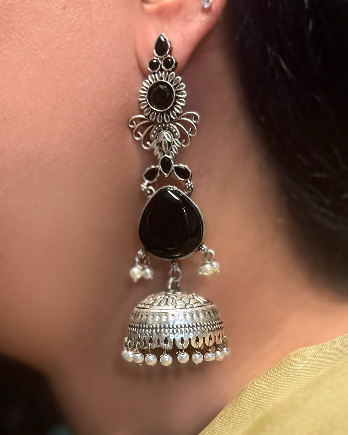 Pankaja stone Jhumka