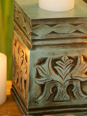 Antique finish Wooden Block