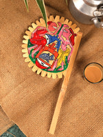 Hand Fan With Hand Painting