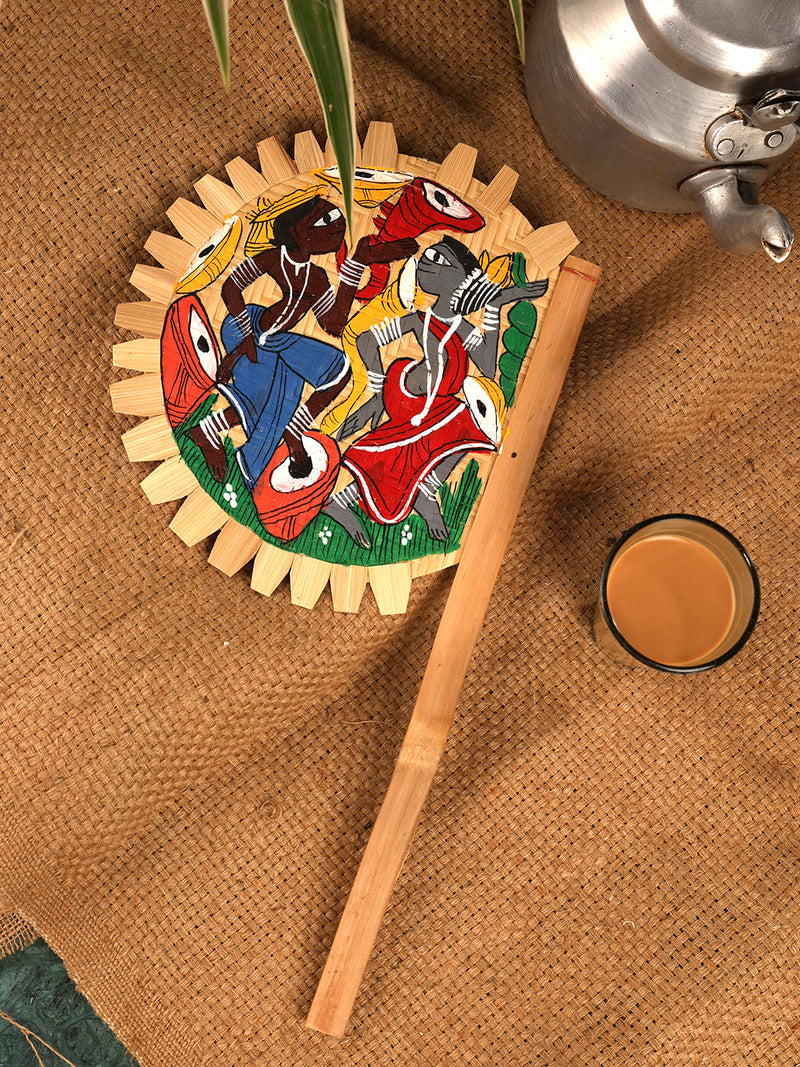 Hand Fan With Hand Painting