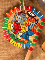 Hand Fan With Hand Painting