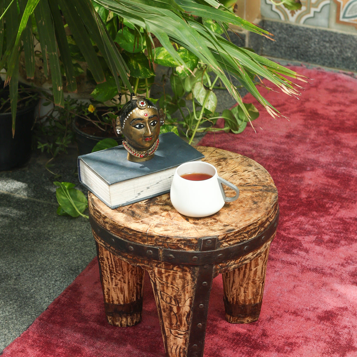 Mushroom Naga stool (One of One) – Revive Home