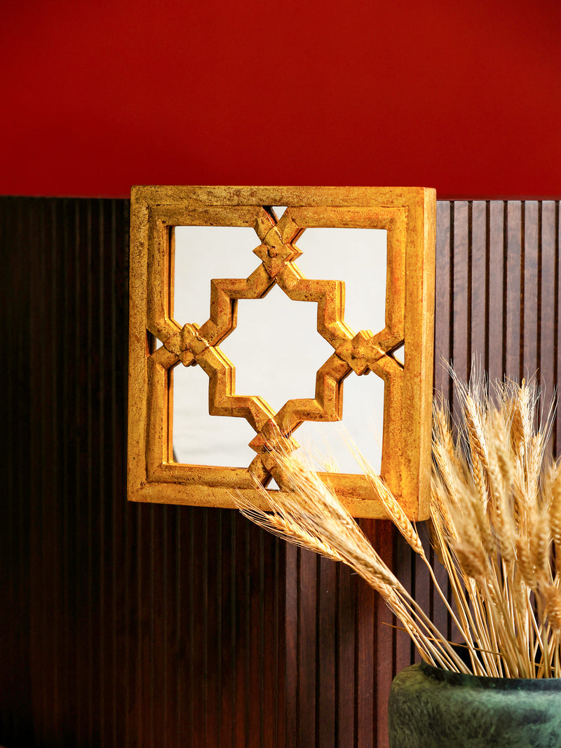Carved Frames - Gold Foil Elegance with a Moroccan Twist