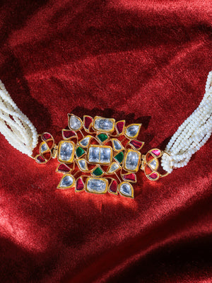 Navratan Kundan choker