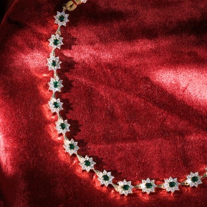 Ansh Flower design necklace set