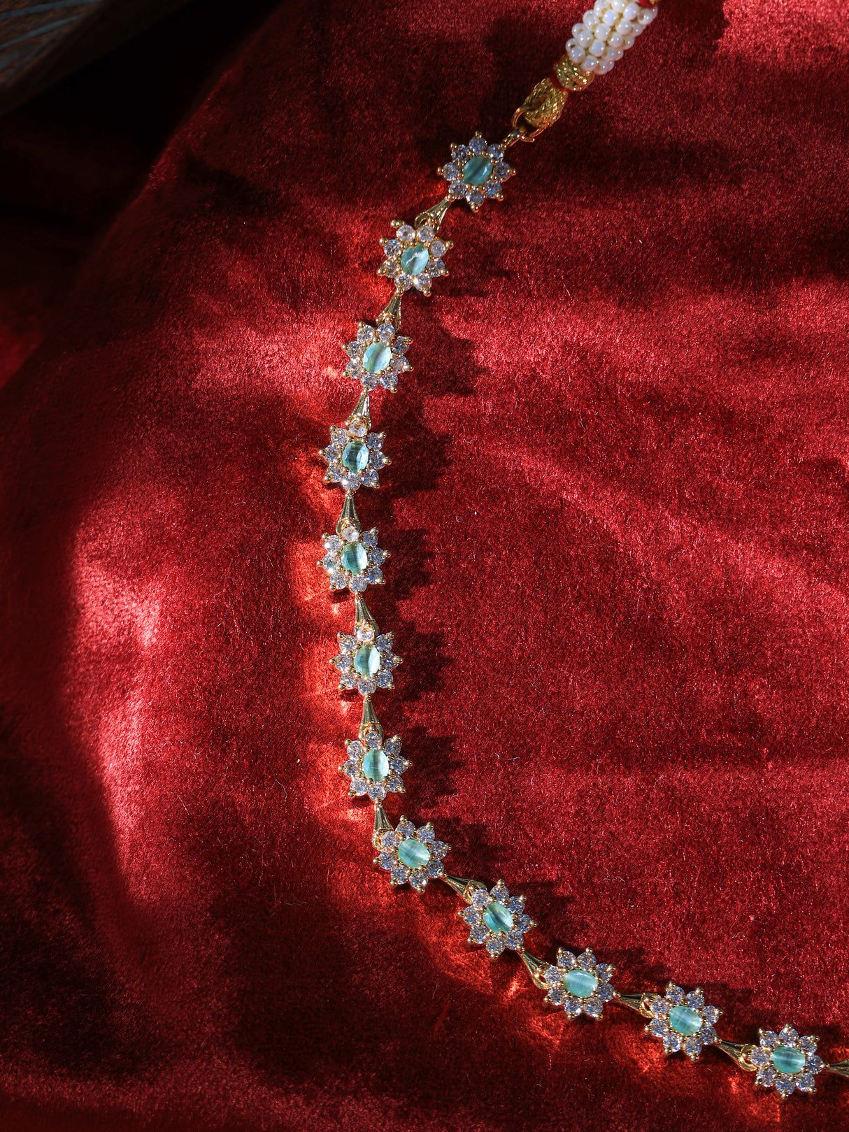 Ansh Flower design necklace set