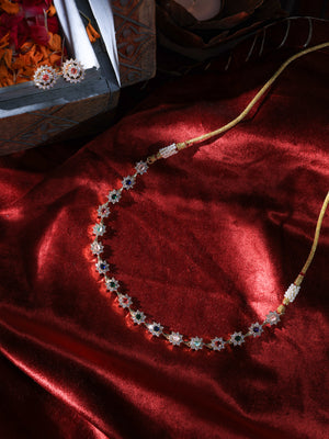 Ansh Flower design necklace set