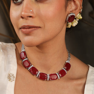 Sera Emerald Royale Statement Necklace Set