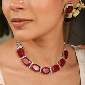 Sera Emerald Royale Statement Necklace Set
