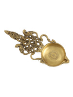 Brass Diya with Jaali design