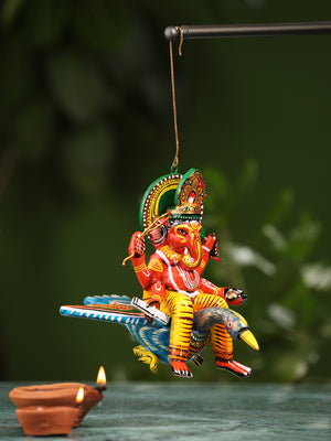 Siddhi Ganesha on Bird-Single piece