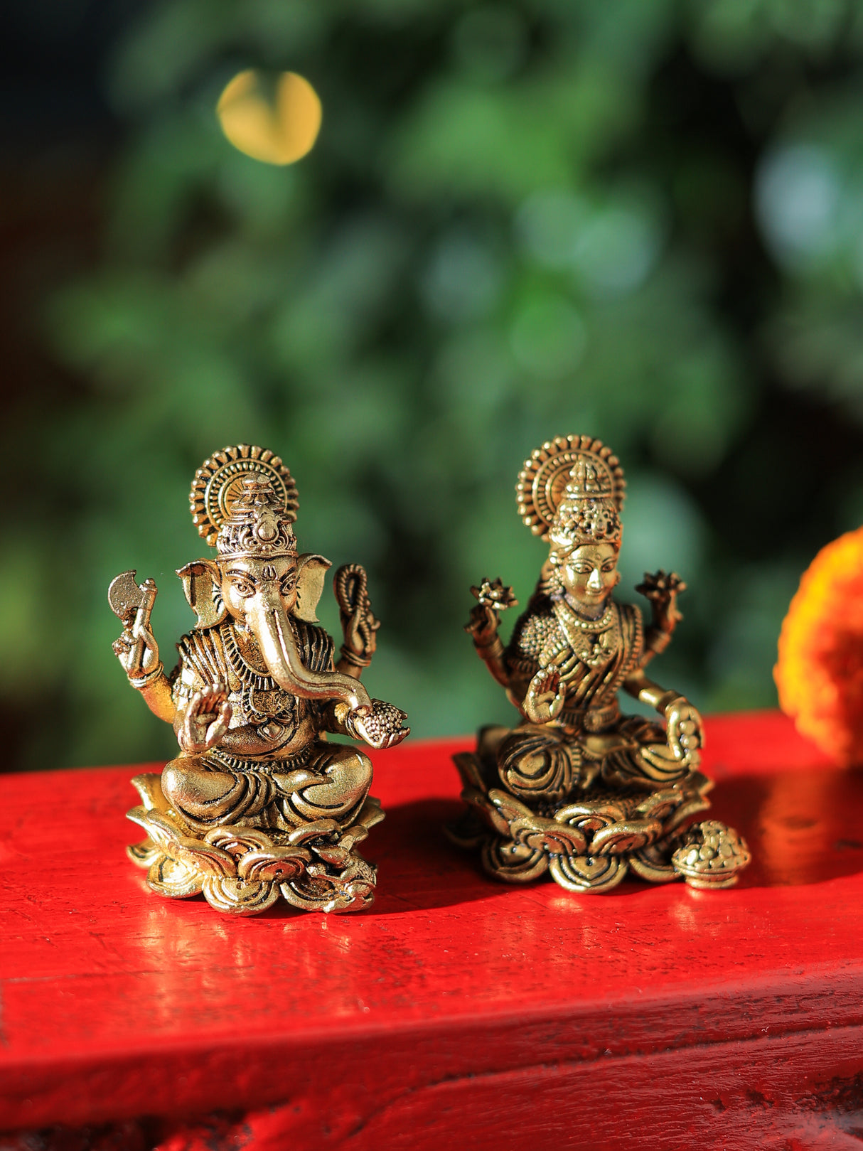 Laxmi Ganesha-Brass Statue