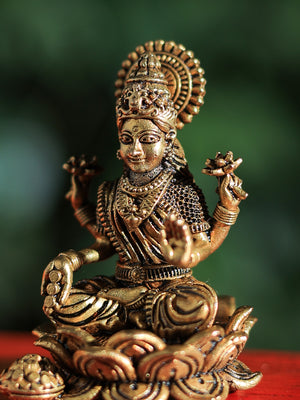 Laxmi Ganesha-Brass Statue