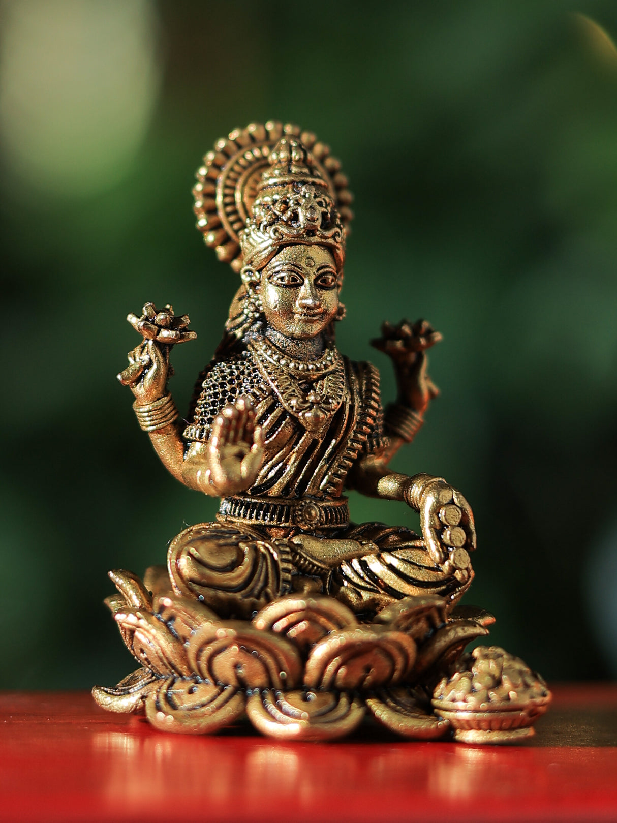 Laxmi Ganesha-Brass Statue