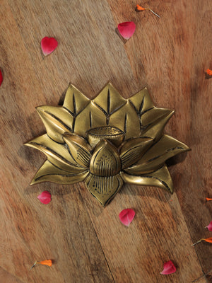 Brass Lotus Wall Hanging