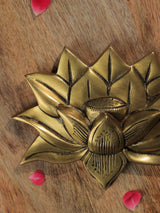 Brass Lotus Wall Hanging