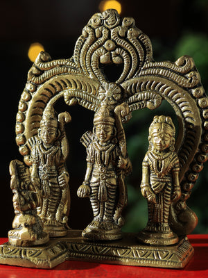 Brass Intricately Carved Ram Darbar