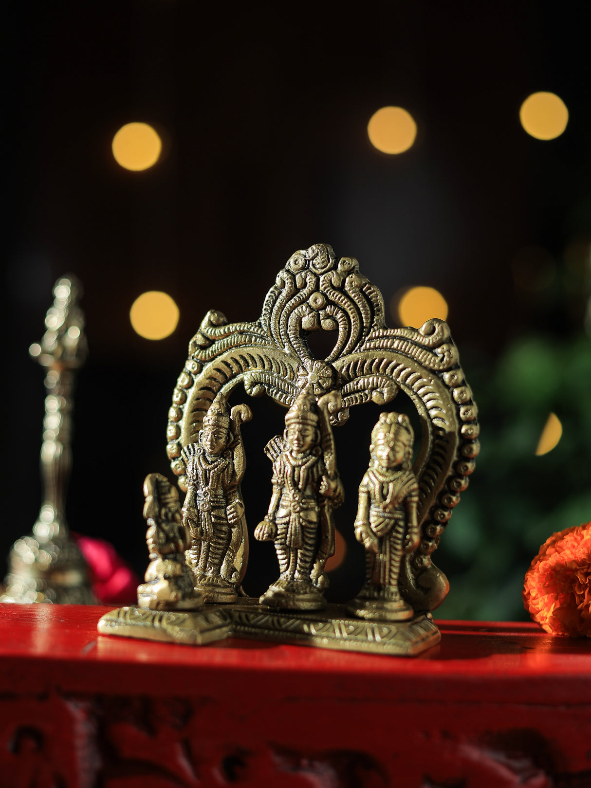 Brass Intricately Carved Ram Darbar